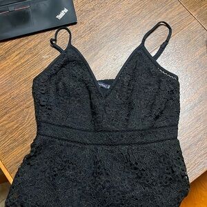 Abercrombie and Fitch size medium blank tank top with lace trim. Never worn